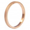 Rose gold wedding rings K14 or for engagement with diamond and glaze in a wide variety with color choice and anatomic
