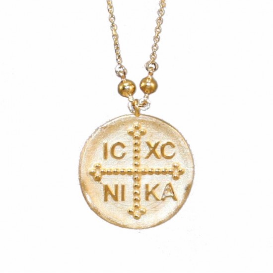 Gold K14 necklace with chain length 50cm 2935K