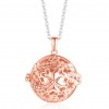 Necklace made of stainless steel the call of angels with pink four-leaf clover Length of chain  CK1326