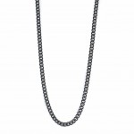 Chain for men for neck in black color stainless steel Chain length 55cm SC194