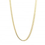 Men's neck chain in gold color made of stainless steel  SC262