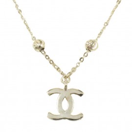 Necklace in white gold K14   160152