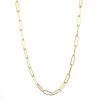 Necklace in satin gold K14 handmade  N54X