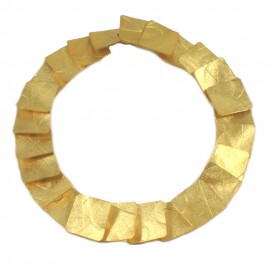 Bracelet in satin gold K14 handmade B12