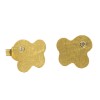 Earrings in satin gold K14 handmade EB259