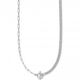 Women's necklace with white crystals  CK1734