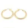 Earrings in gold K14 hoops  191124