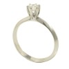Ring in white gold K18 solitaire with a natural diamond  8484