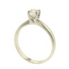 Ring in white gold K14 solitaire  255130