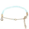 Bracelet made of silver 925 gold-plated with blue quartz