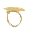 Ring in satin gold K14 handmade  RB117