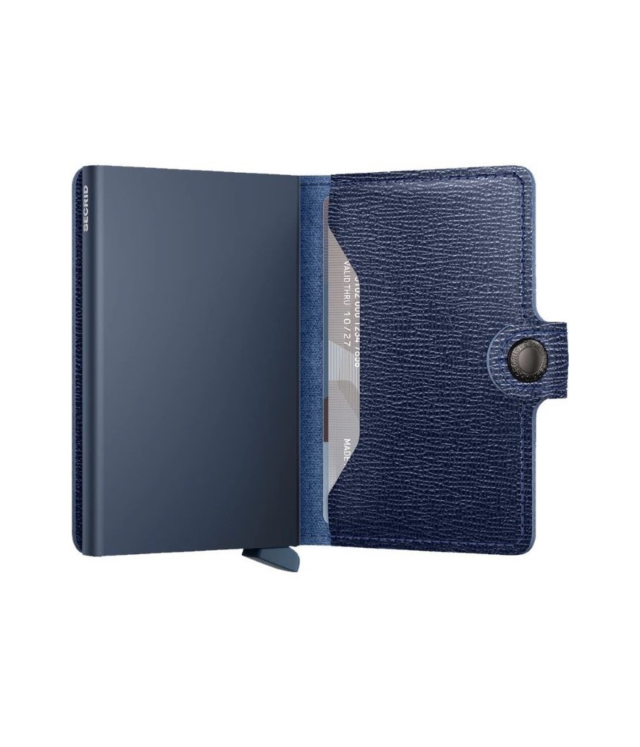 Secrid Miniwallet Crisple Navy – Πορτοφόλι RFID | Vittas Jewels