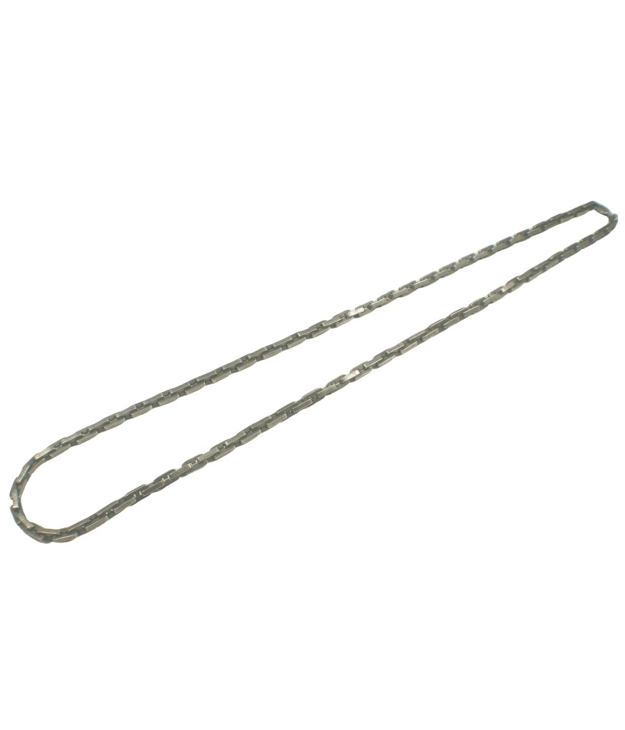 Men's chain necklace made of stainless steel in gun metal color. Necklace length 60 centimeters.