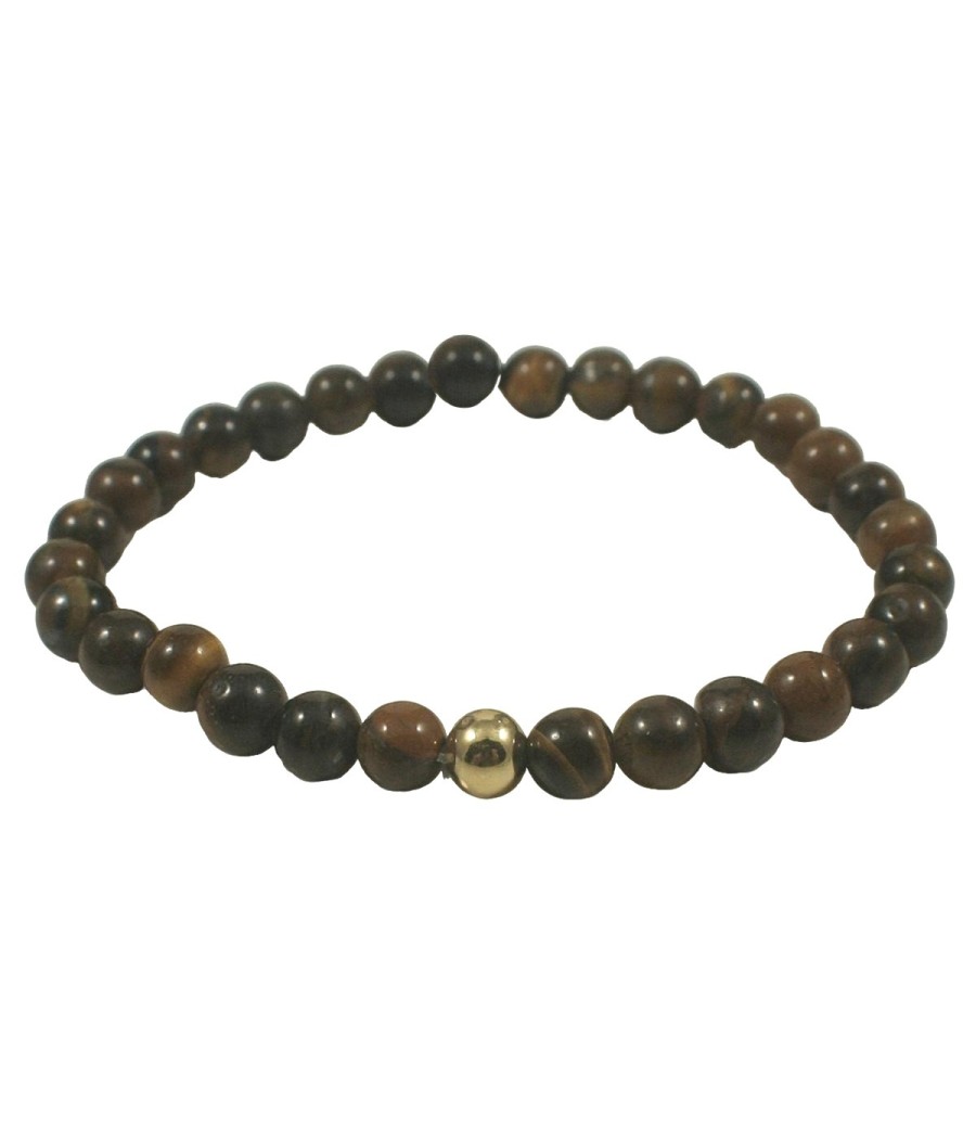 🐯 Men's Bracelet with Tiger's Eye Mineral Stone