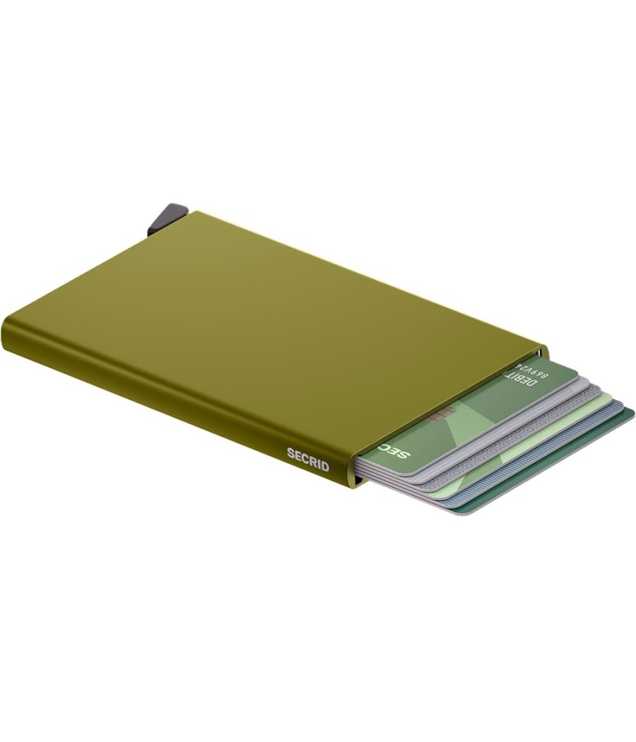 Secrid Cardprotector Kelp – Πράσινη θήκη καρτών με προστασία RFID και μηχανισμό ανάδυσης