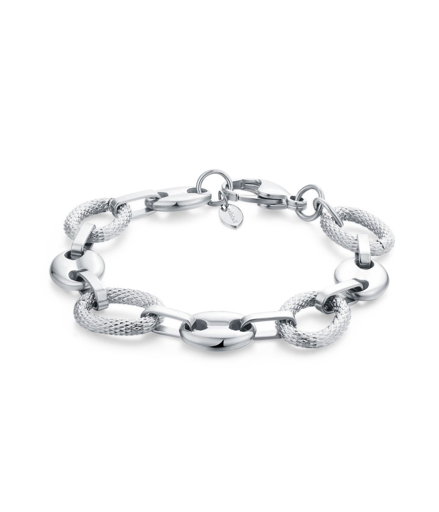 Tokyo Collection silver link bracelet made of 316L stainless steel – Vittas Jewels