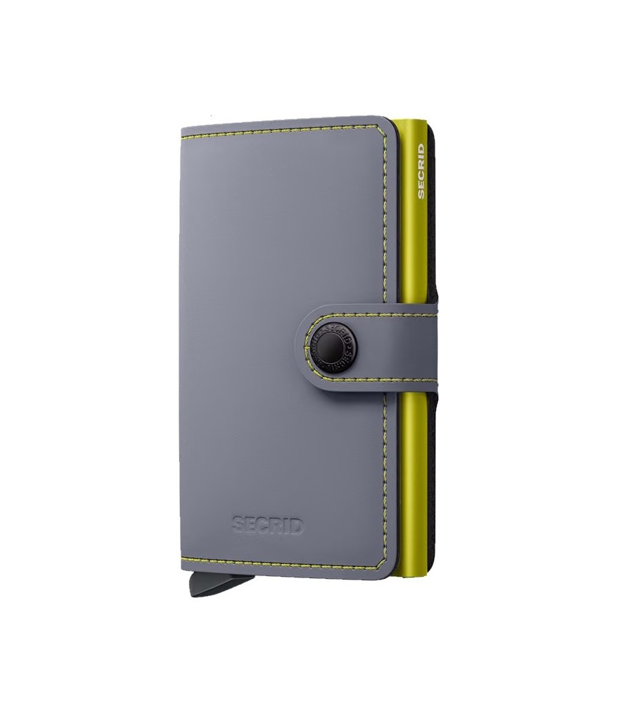 Secrid Miniwallet Matte Grey & Lime