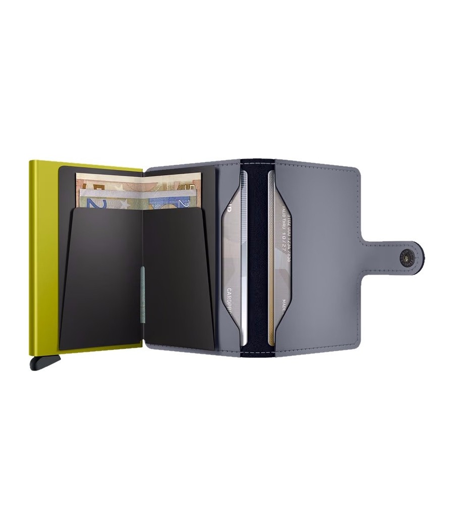 Secrid Miniwallet Matte Grey & Lime